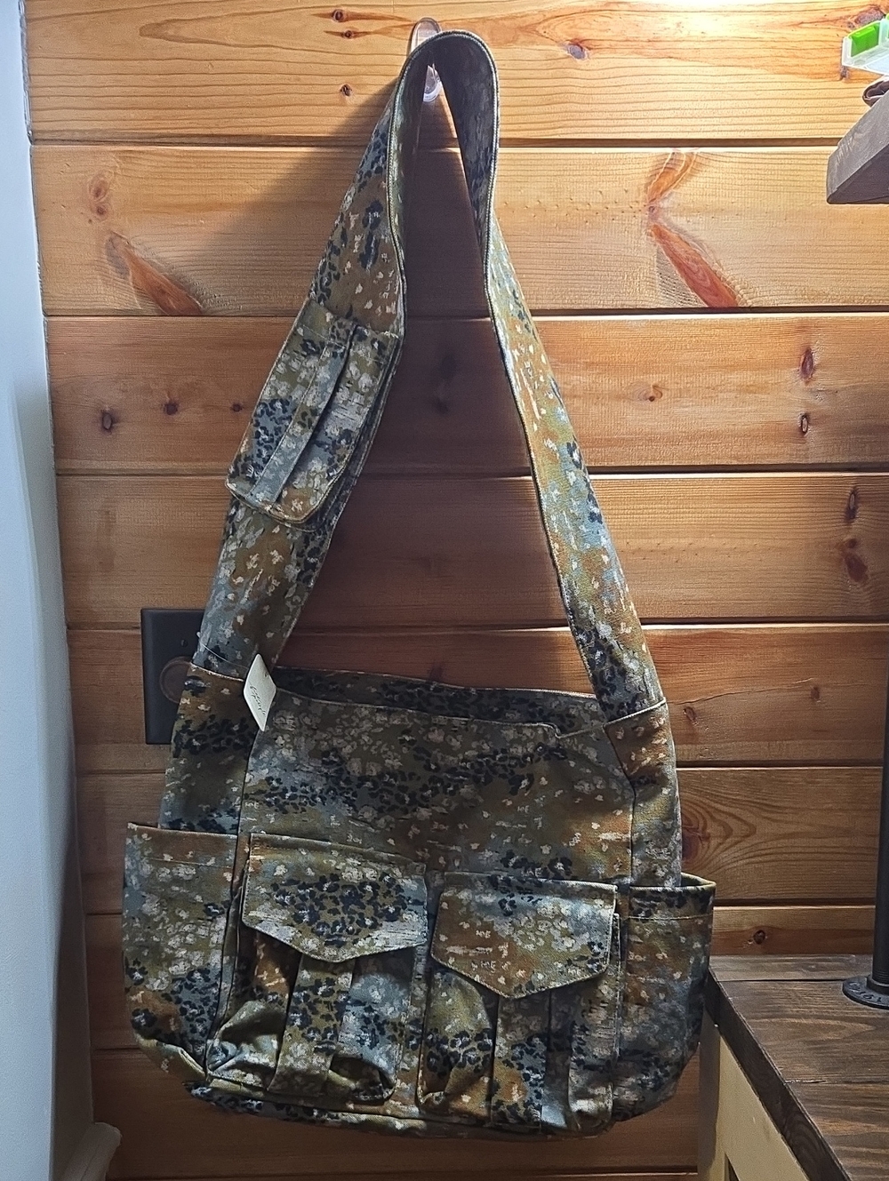 Free People Hive Carryall In Show Stopper Leopard Army RARE NWT